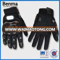 Factory Sell Black Custom Motorcycle Racing Gloves